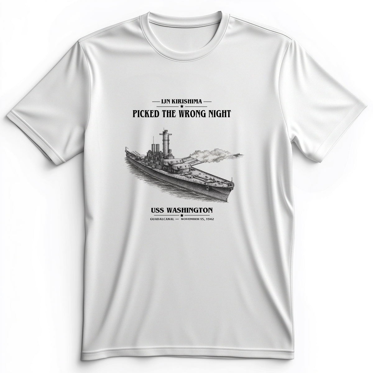 USS Washington at Guadalcanal Premium Tee