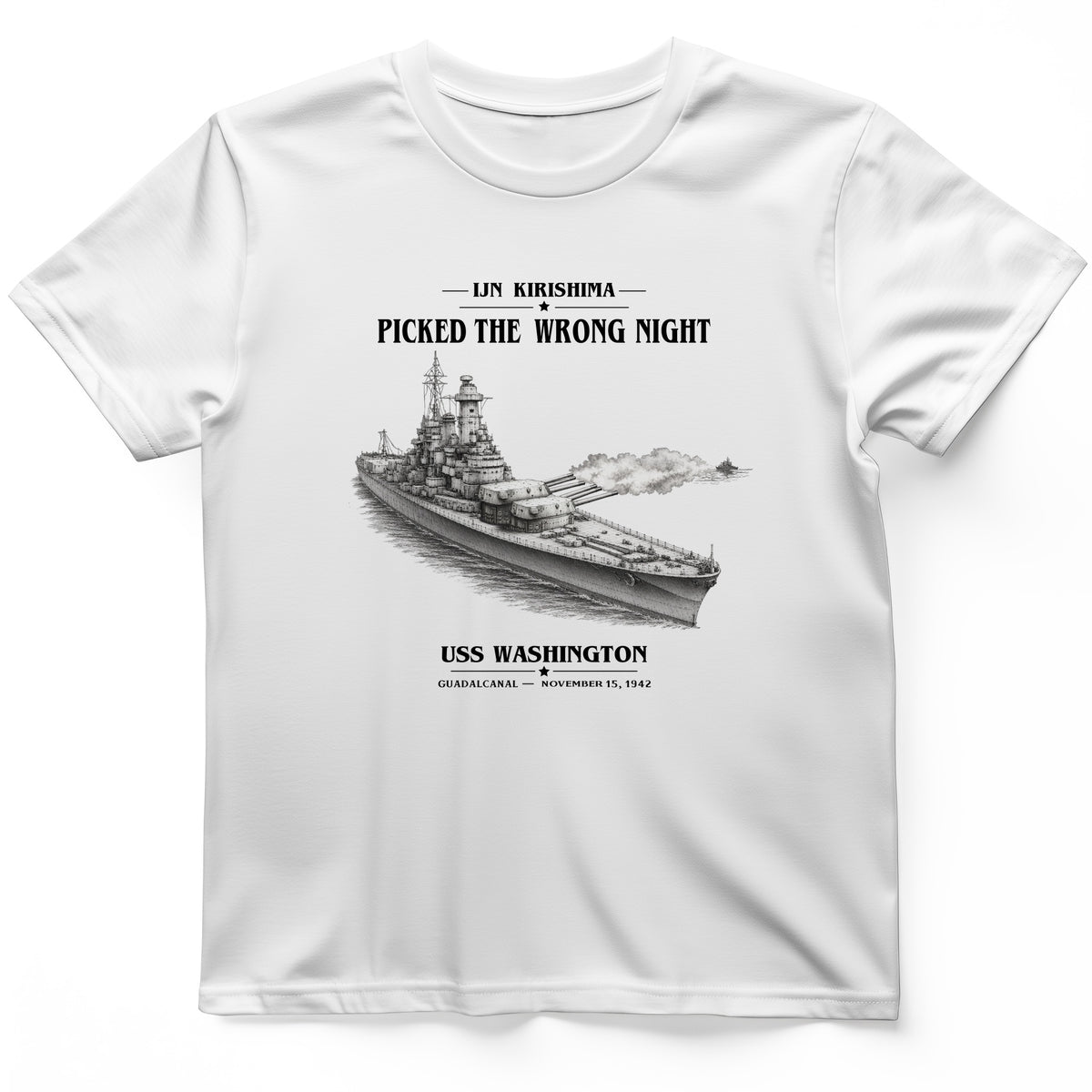 USS Washington at Guadalcanal T-Shirt