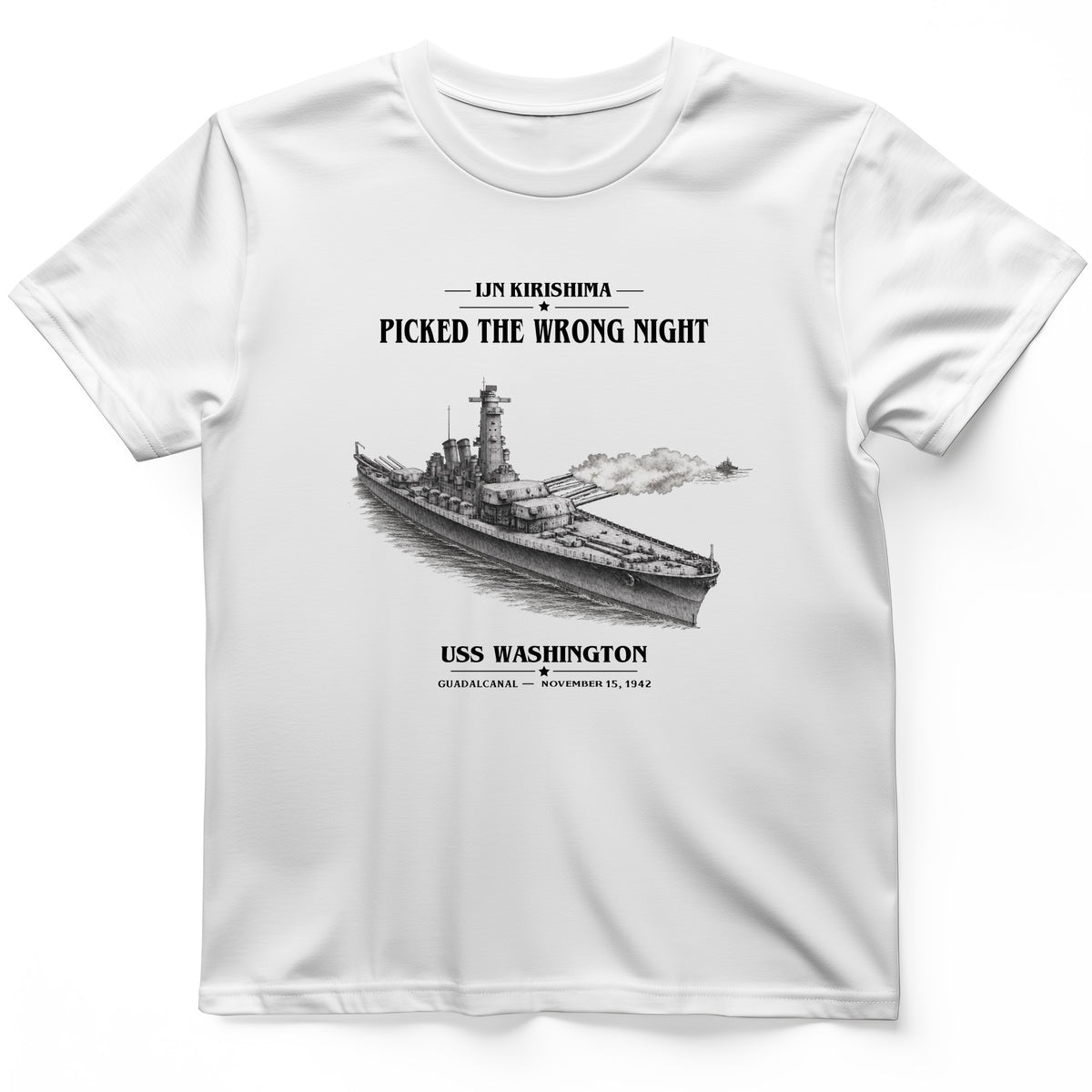 USS Washington at Guadalcanal T-Shirt