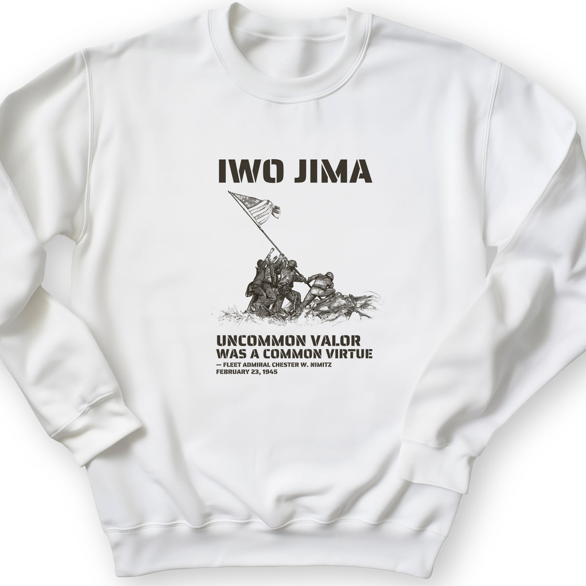 Uncommon Valor Iwo Jima Crewneck