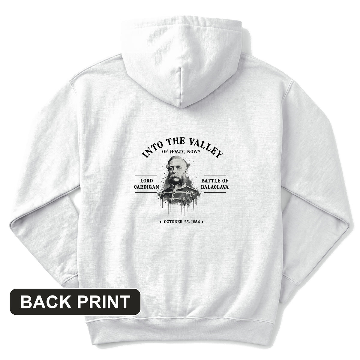 Valley Of What Now Back Print Hoodie