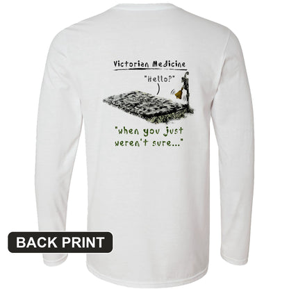 Victorian Medicine Back Print Long Sleeve T-Shirt