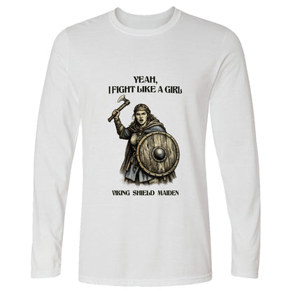 Viking Shield Maiden Long Sleeve T-Shirt