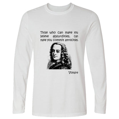 Voltaire Absurdities Long Sleeve T-Shirt