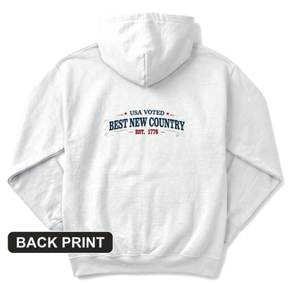 Voted Best New Country Back Print Hoodie
