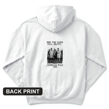 WWI Christmas Truce Back Print Hoodie