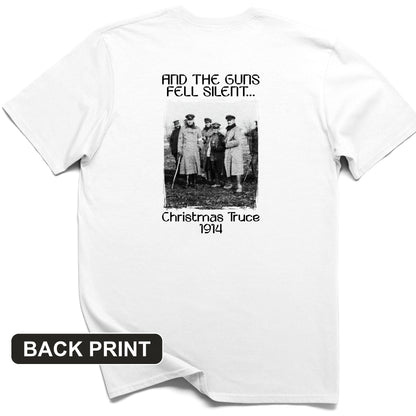 WWI Christmas Truce Back Print T-Shirt