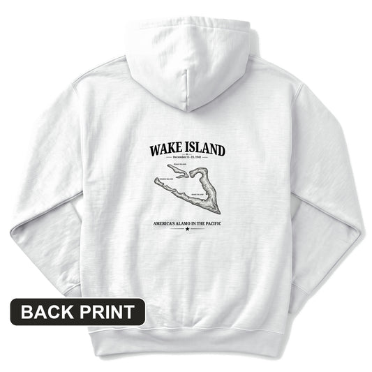 Wake Island - Alamo Back Print Hoodie