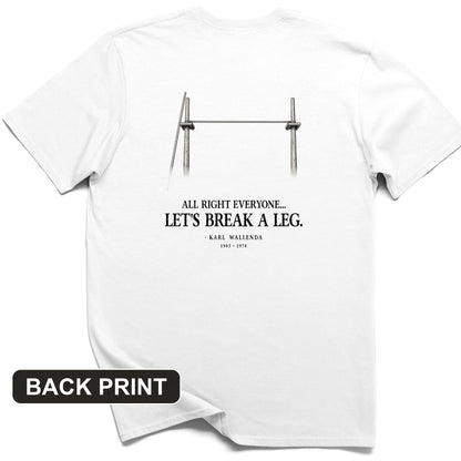 Wallendas Back Print T-Shirt