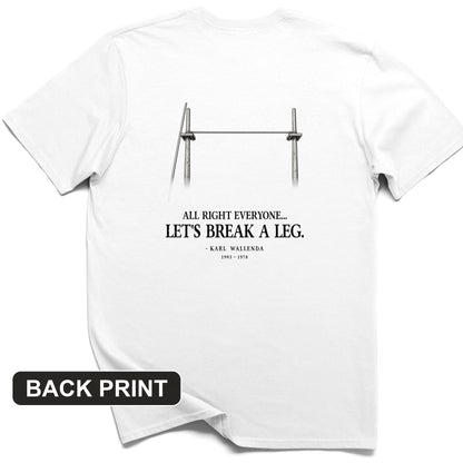 Wallendas Back Print T-Shirt