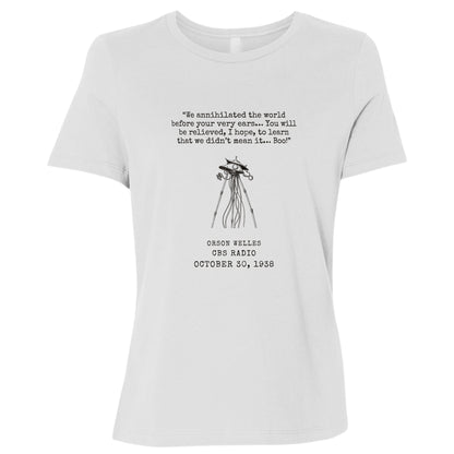 War Of The Worlds Boo Women's T-Shirt