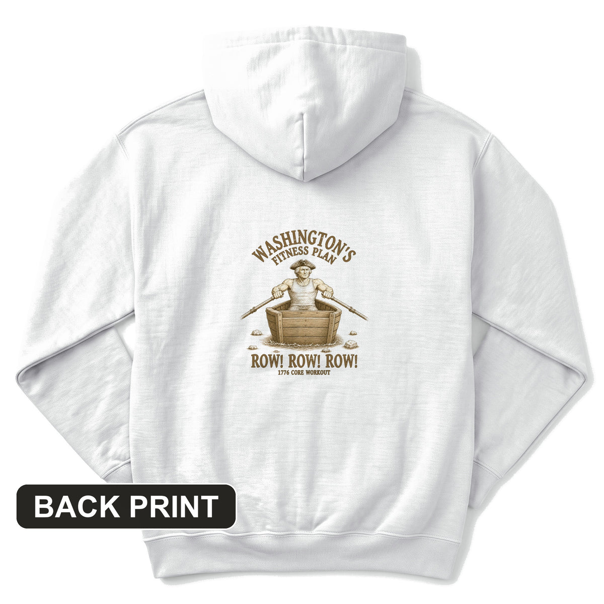 Washington Fitness Plan Back Print Hoodie