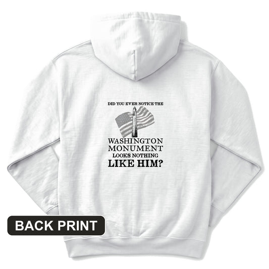 Washington Monument Back Print Hoodie