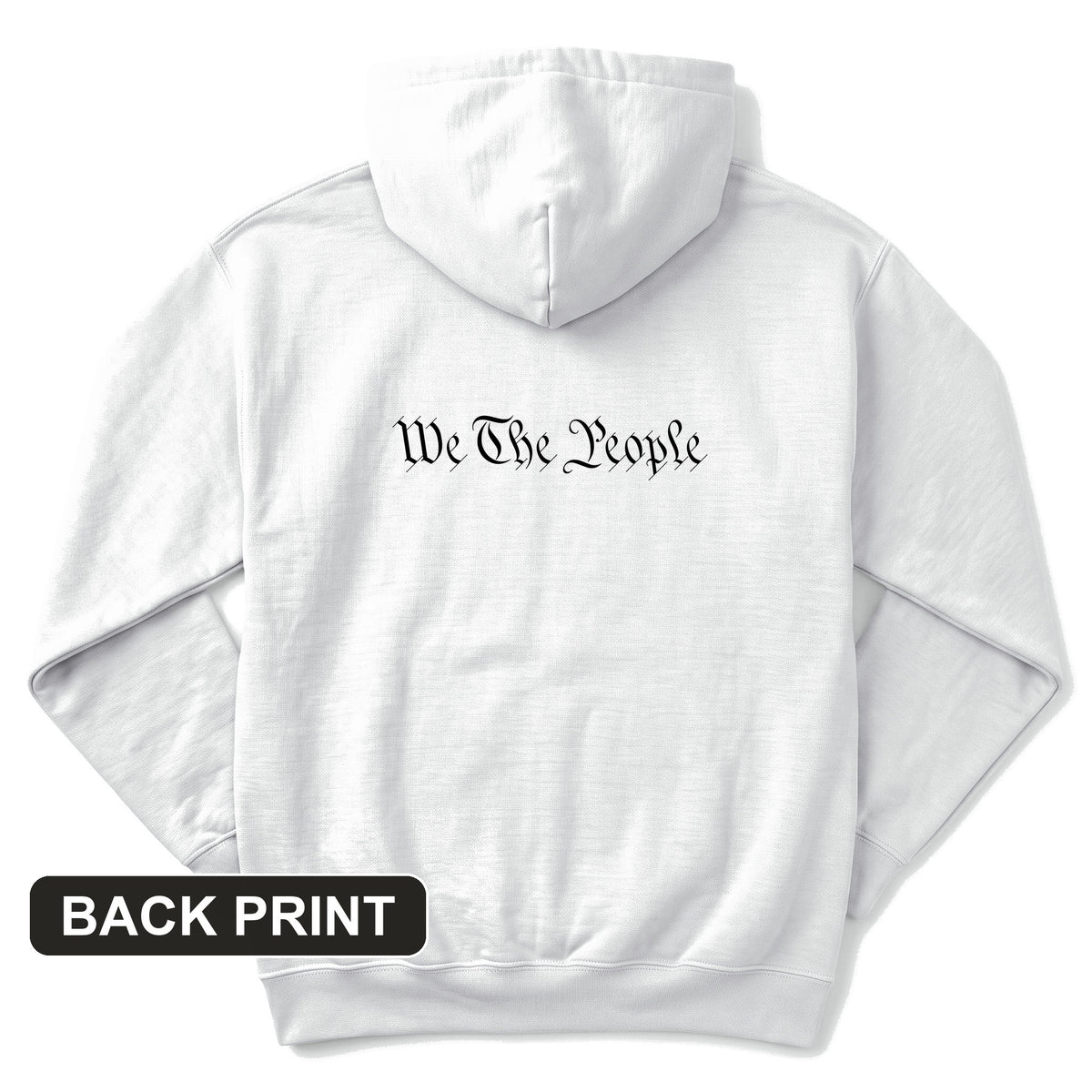 We the People Back Print Hoodie
