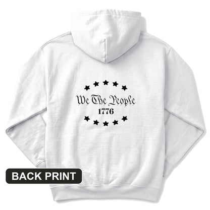 We the People 1776 Back Print Hoodie