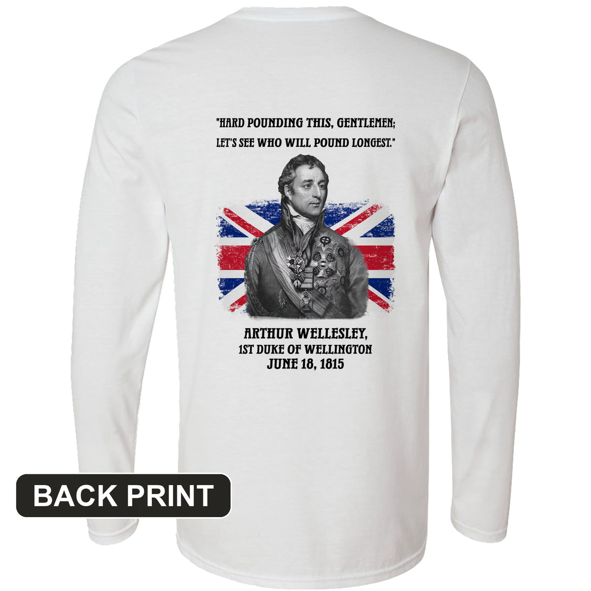 Wellington Back Print Long Sleeve T-Shirt