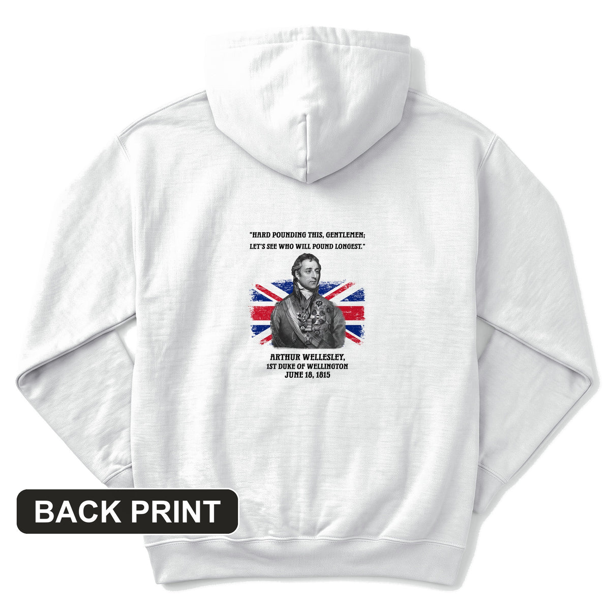 Wellington Back Print Hoodie