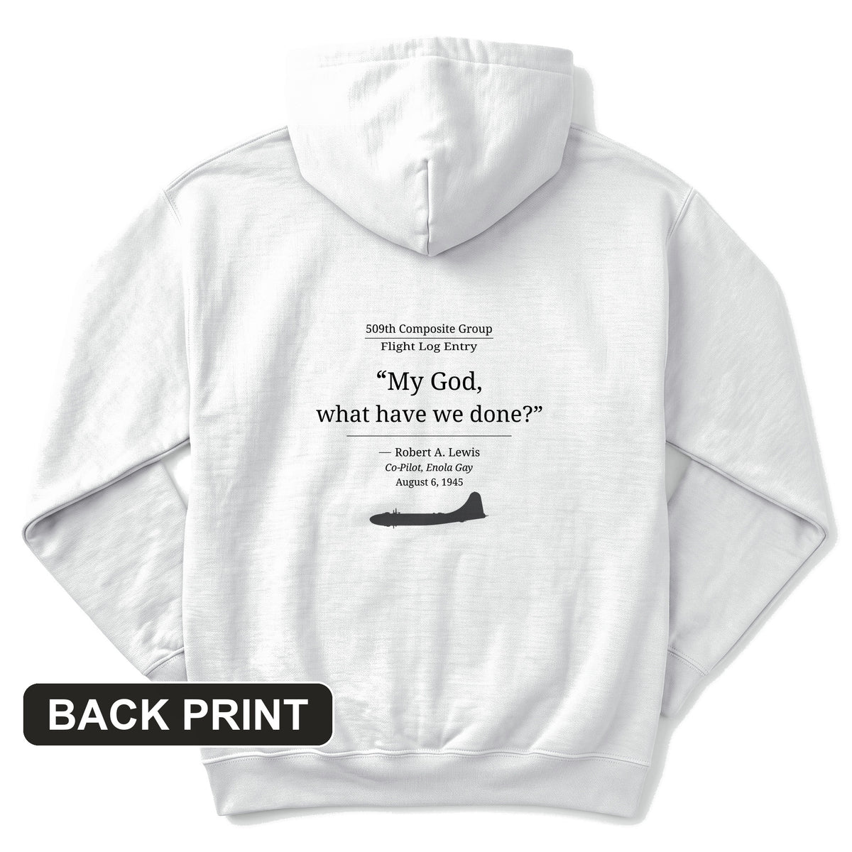 What Have We Done Back Print Hoodie