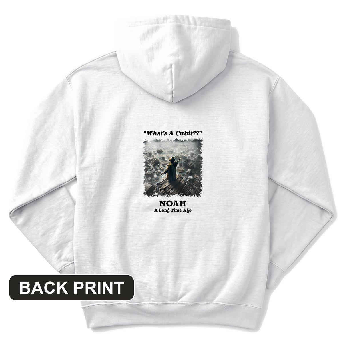 What's A Cubit Back Print Hoodie