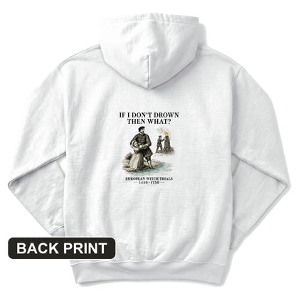 Witch Back Print Hoodie