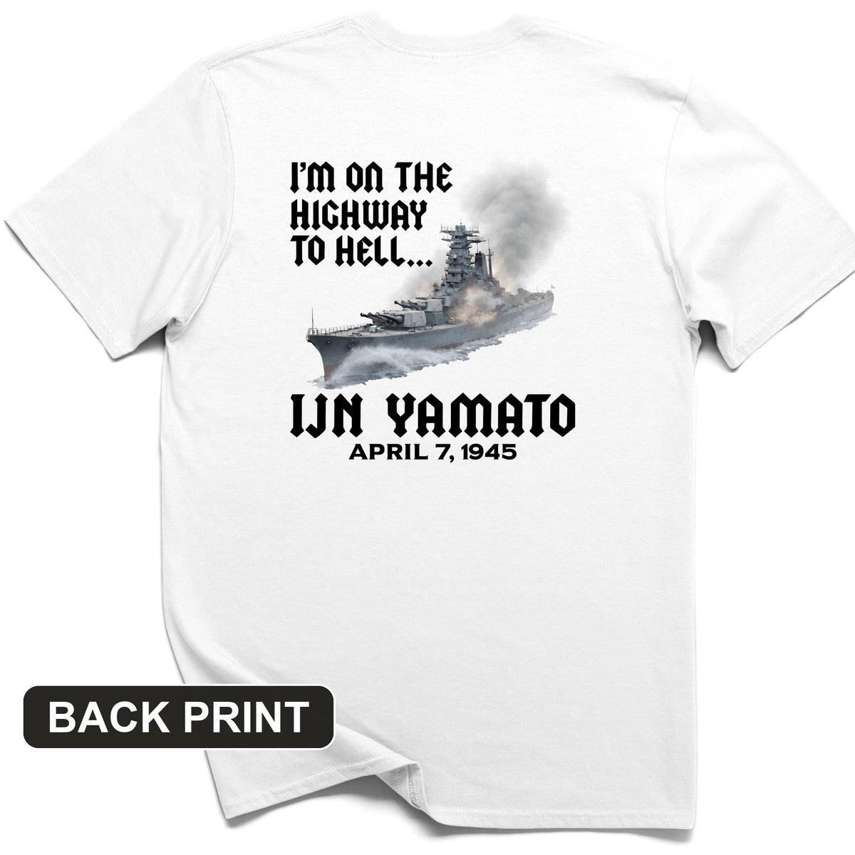 Yamato Back Print T-Shirt