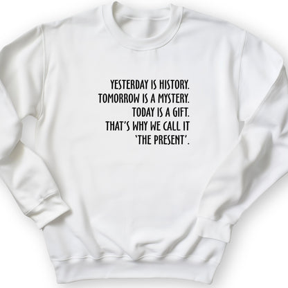 Yesterday Is History Crewneck