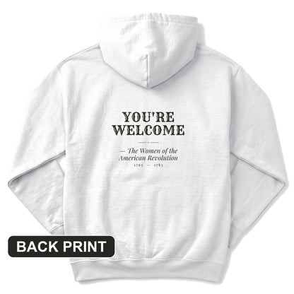 You're Welcome Back Print Hoodie