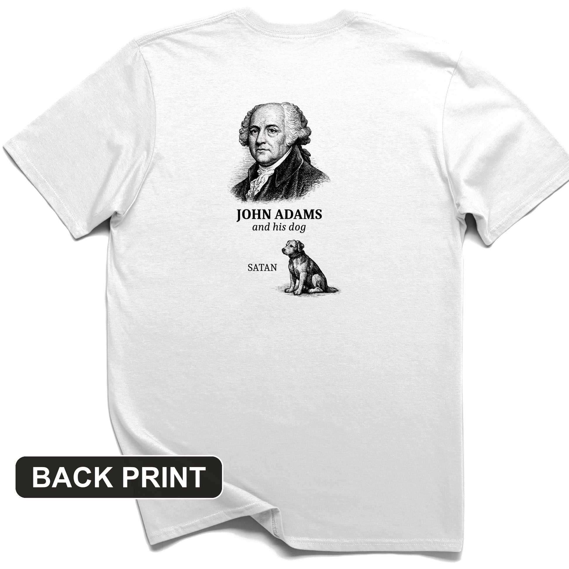 Adams and Satan Back Print T-Shirt