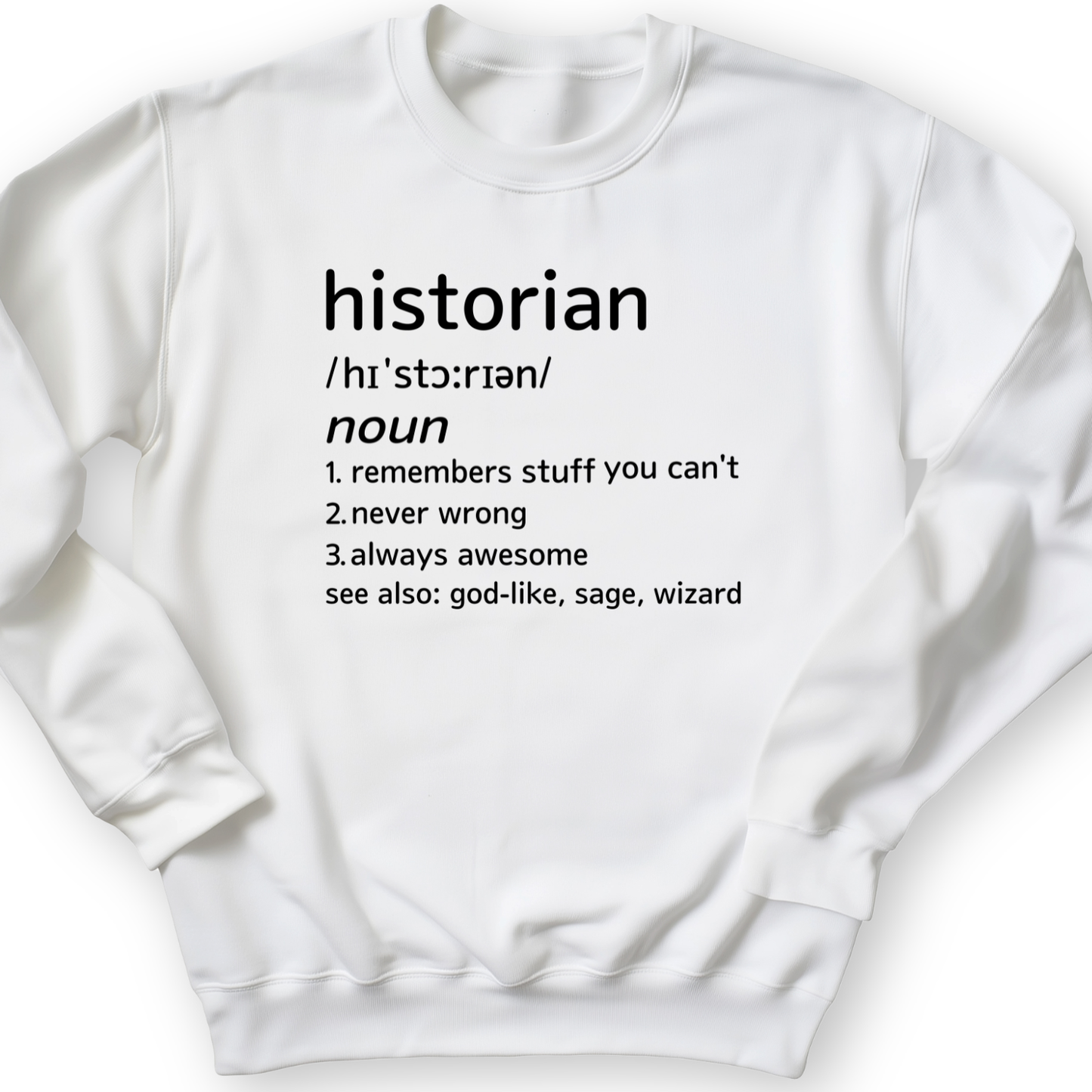 Historian Defined Crewneck