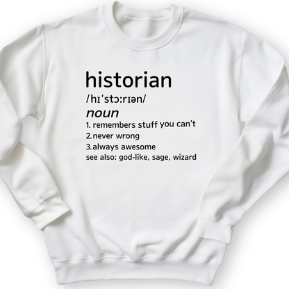 Historian Defined Crewneck