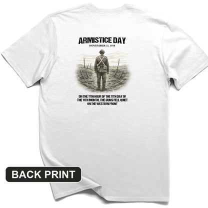 Armistice Day Back Print T-Shirt