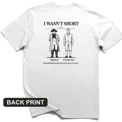Average Height Back Print T-Shirt
