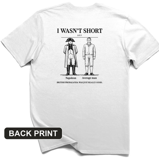 Average Height Back Print T-Shirt
