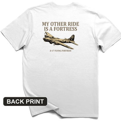 B-17 Back Print T-Shirt