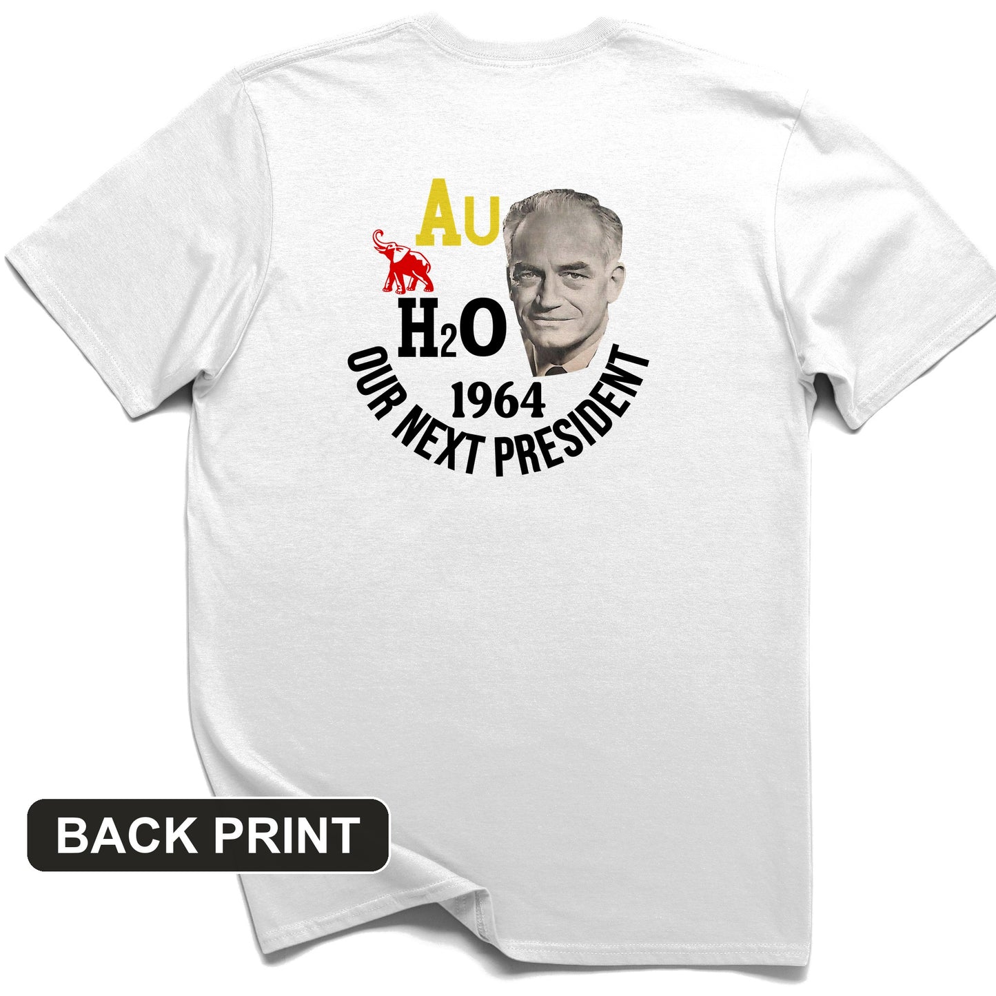 Barry Goldwater Back Print T-Shirt