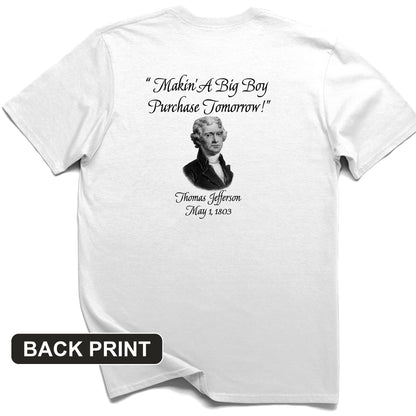 Big Boy Purchase Back Print T-Shirt