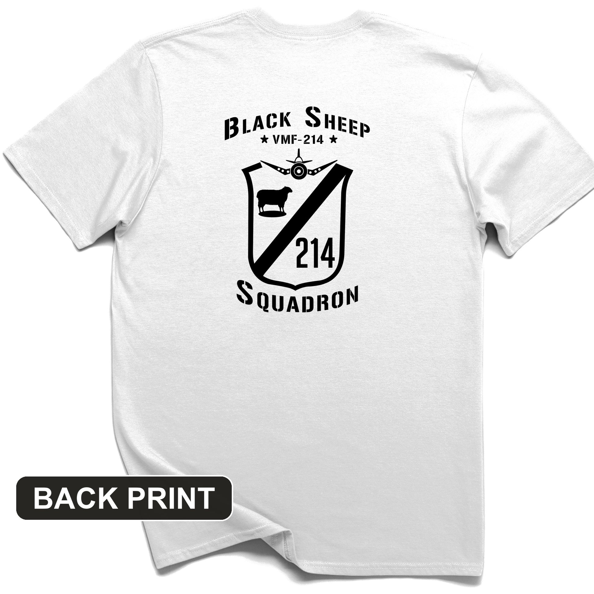Black Sheep Back Print T-Shirt