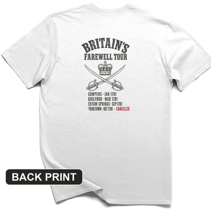 Britain's Farewell Tour Back Print T-Shirt
