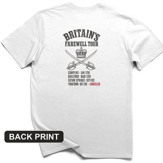 Britain's Farewell Tour Back Print T-Shirt