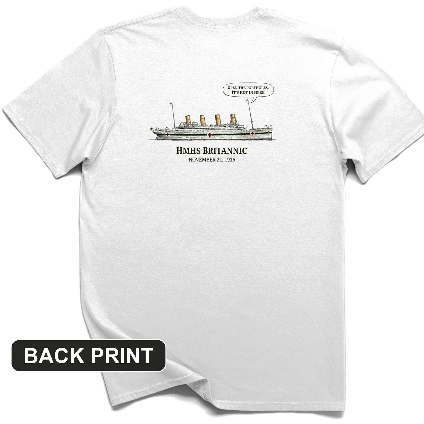 Britannic Back Print T-Shirt