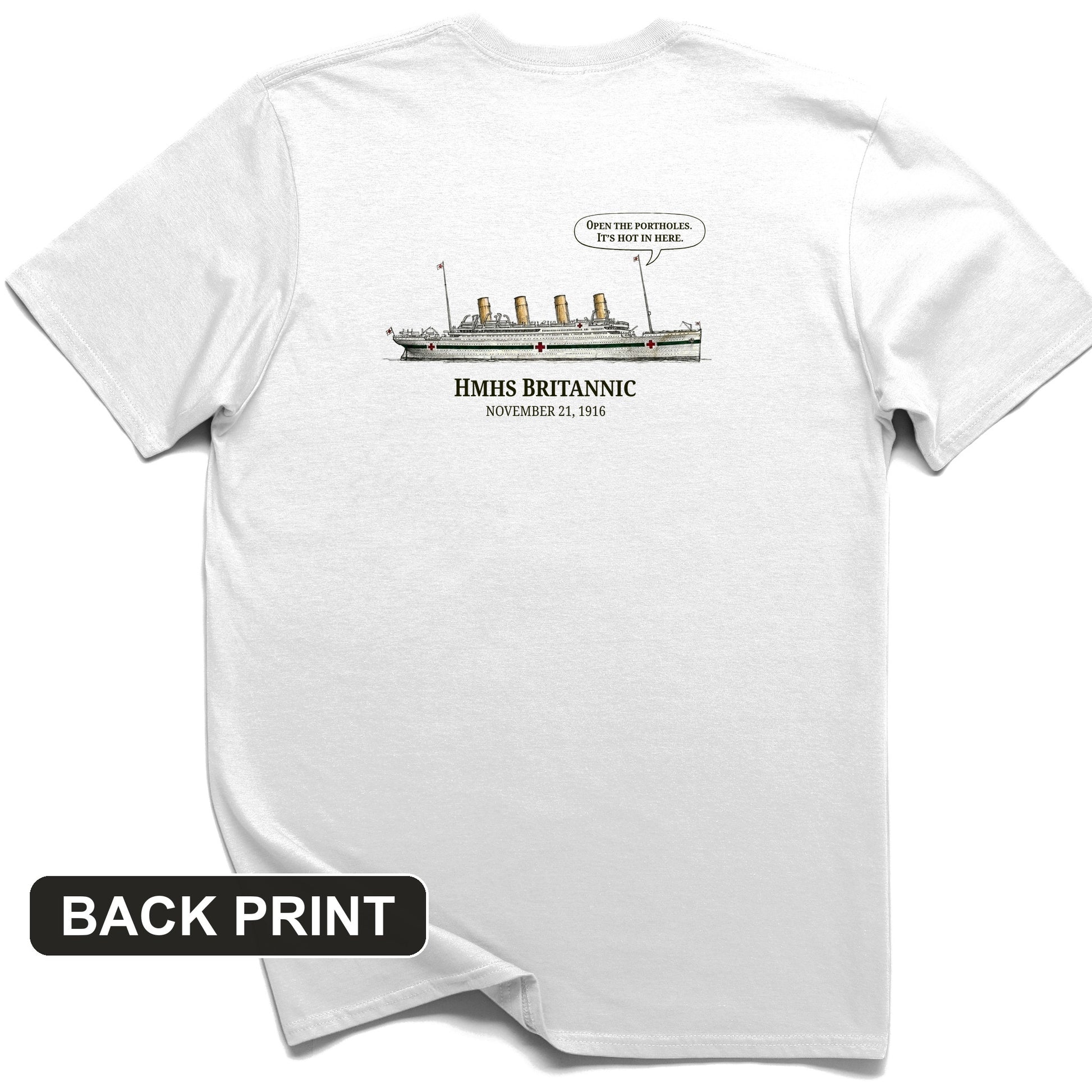 Britannic Back Print T-Shirt