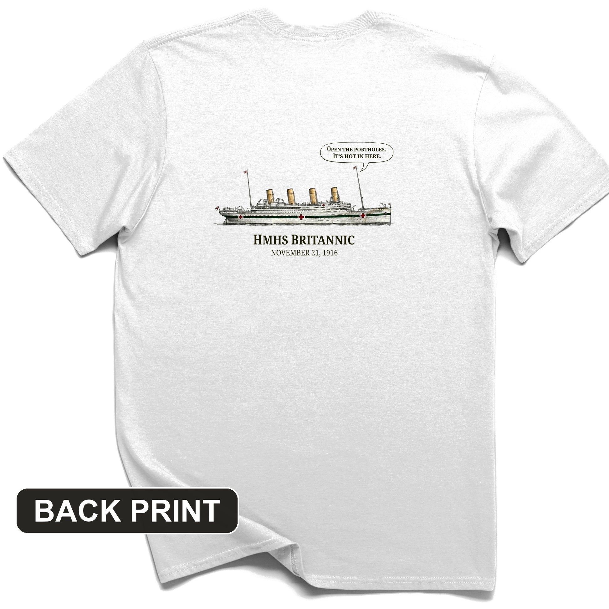 Britannic Back Print T-Shirt