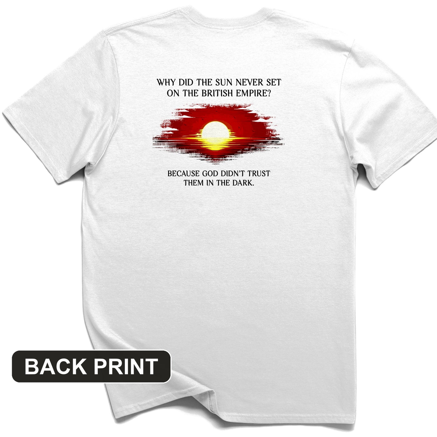 British Empire Back Print T-Shirt