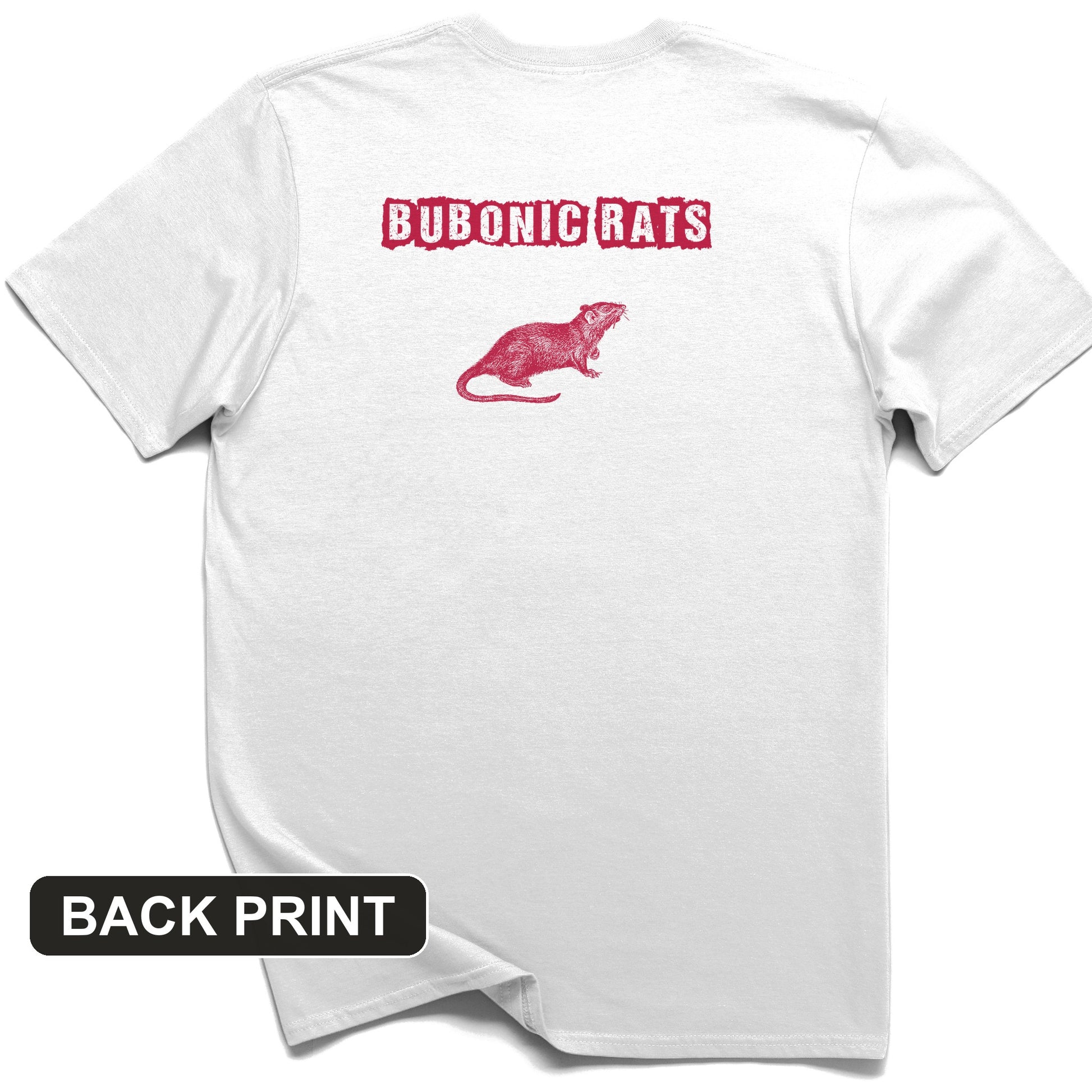 Bubonic Rats World Tour Back Print T-Shirt