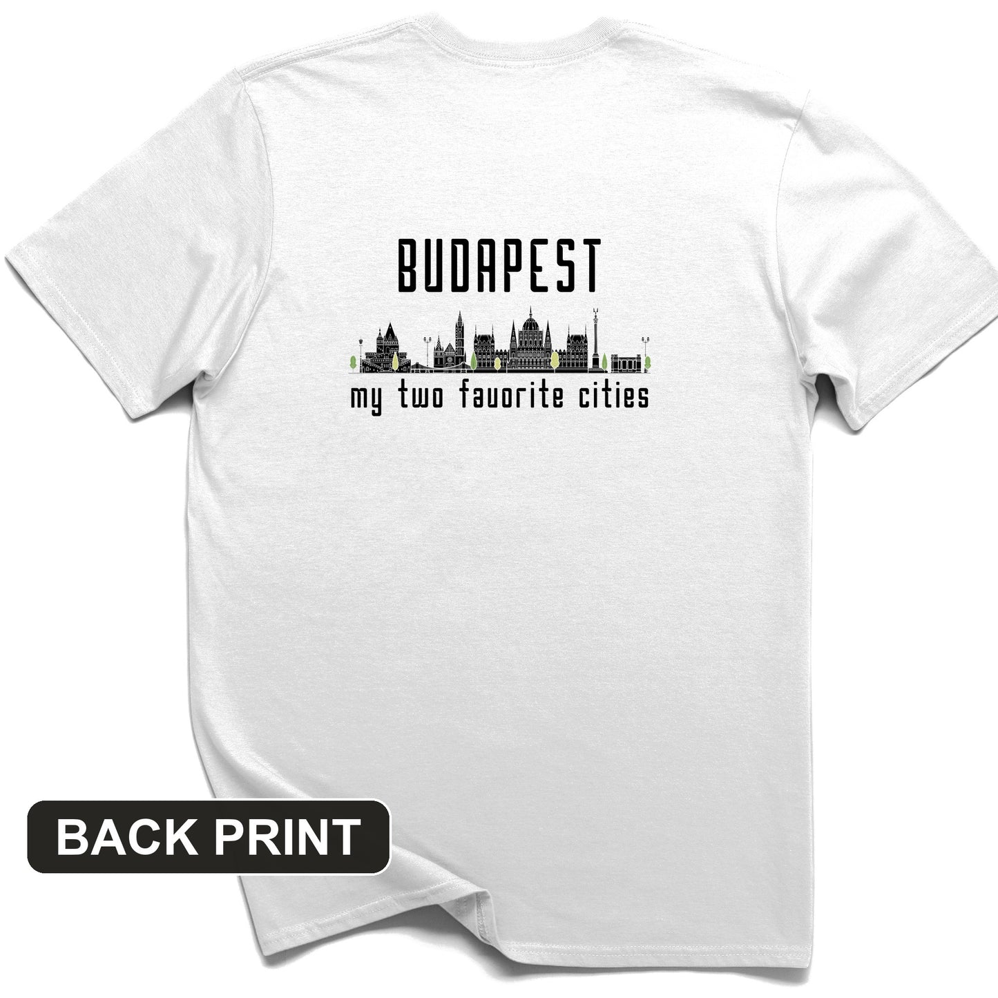 Budapest 2 Back Print T-Shirt