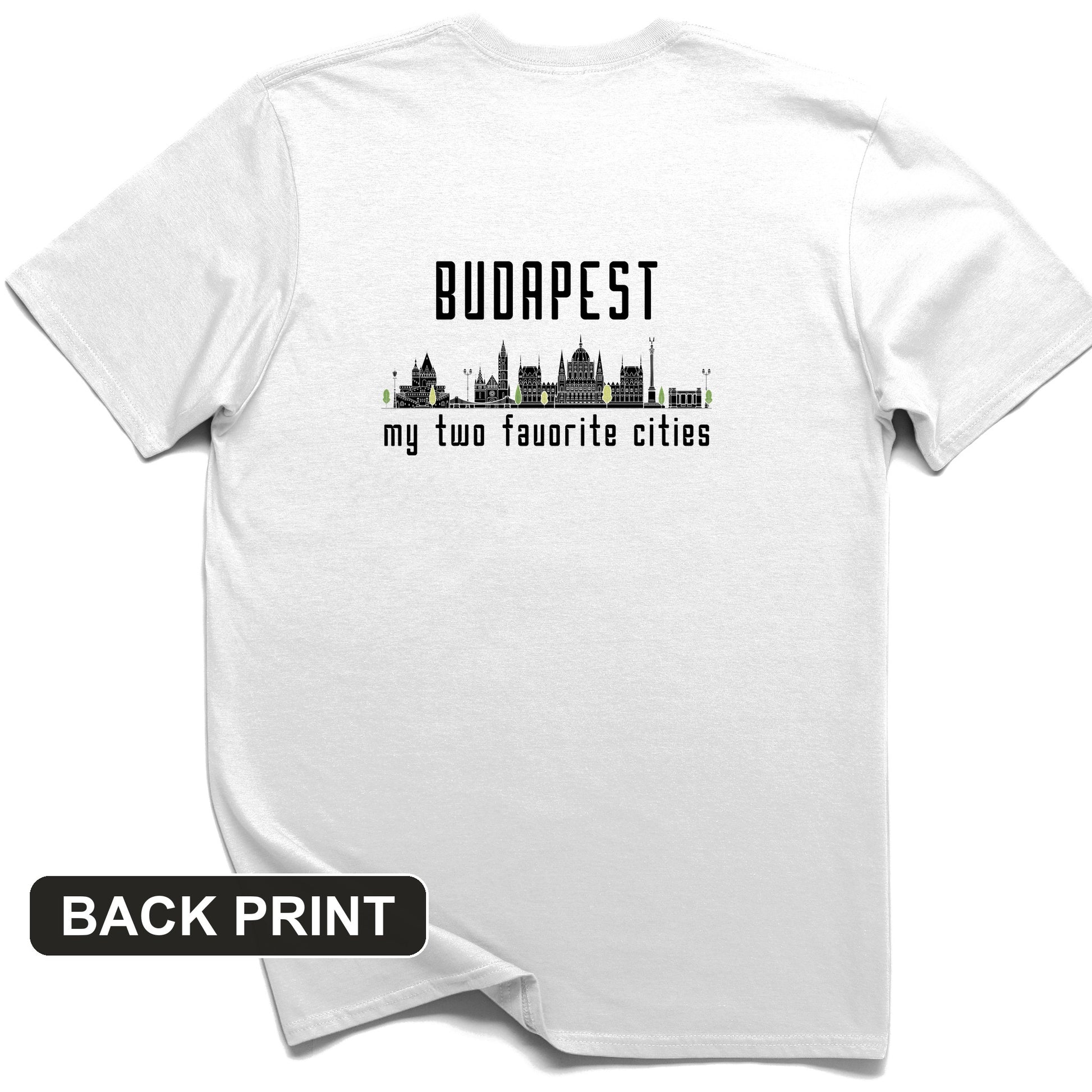 Budapest 2 Back Print T-Shirt