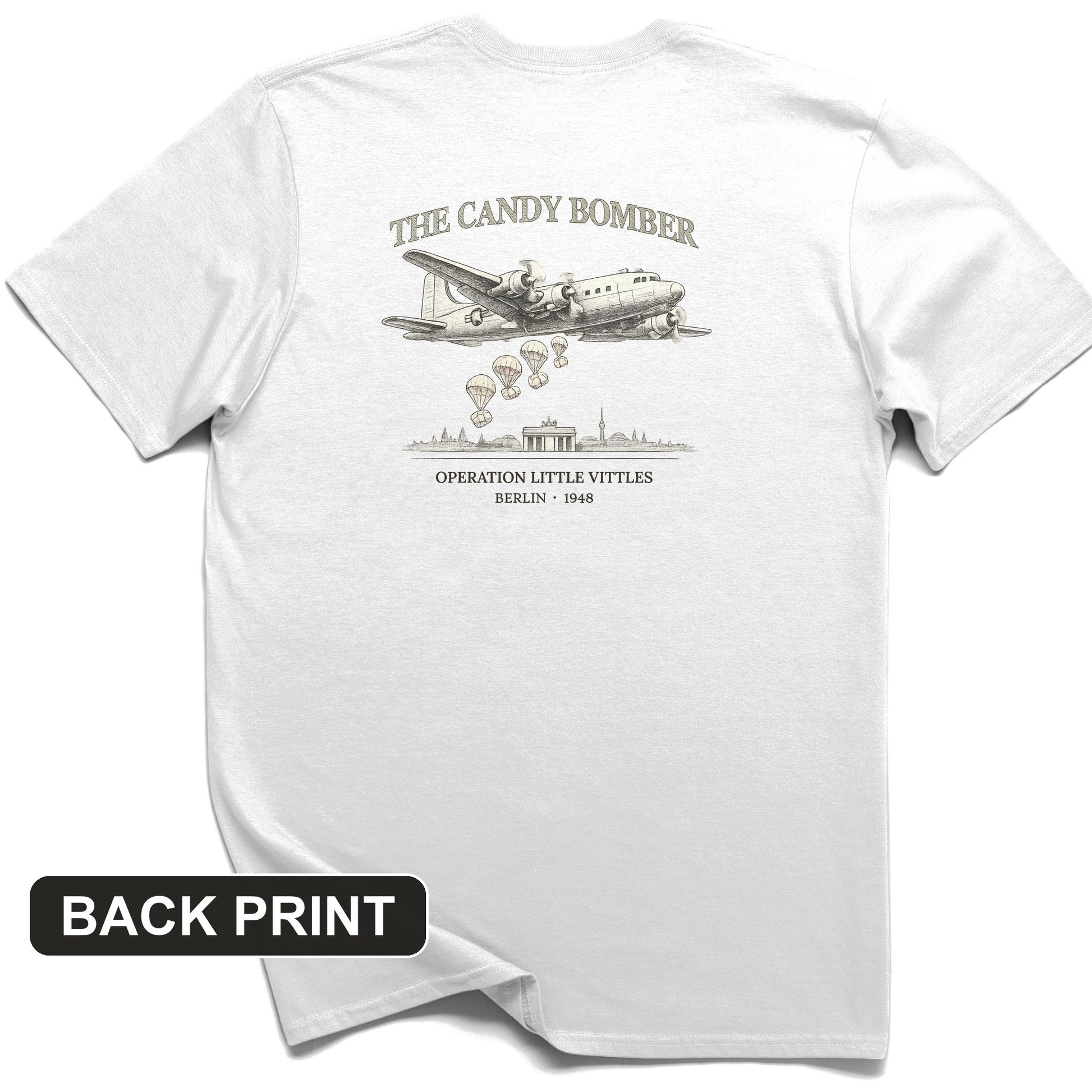 Candy Bomber Back Print T-Shirt