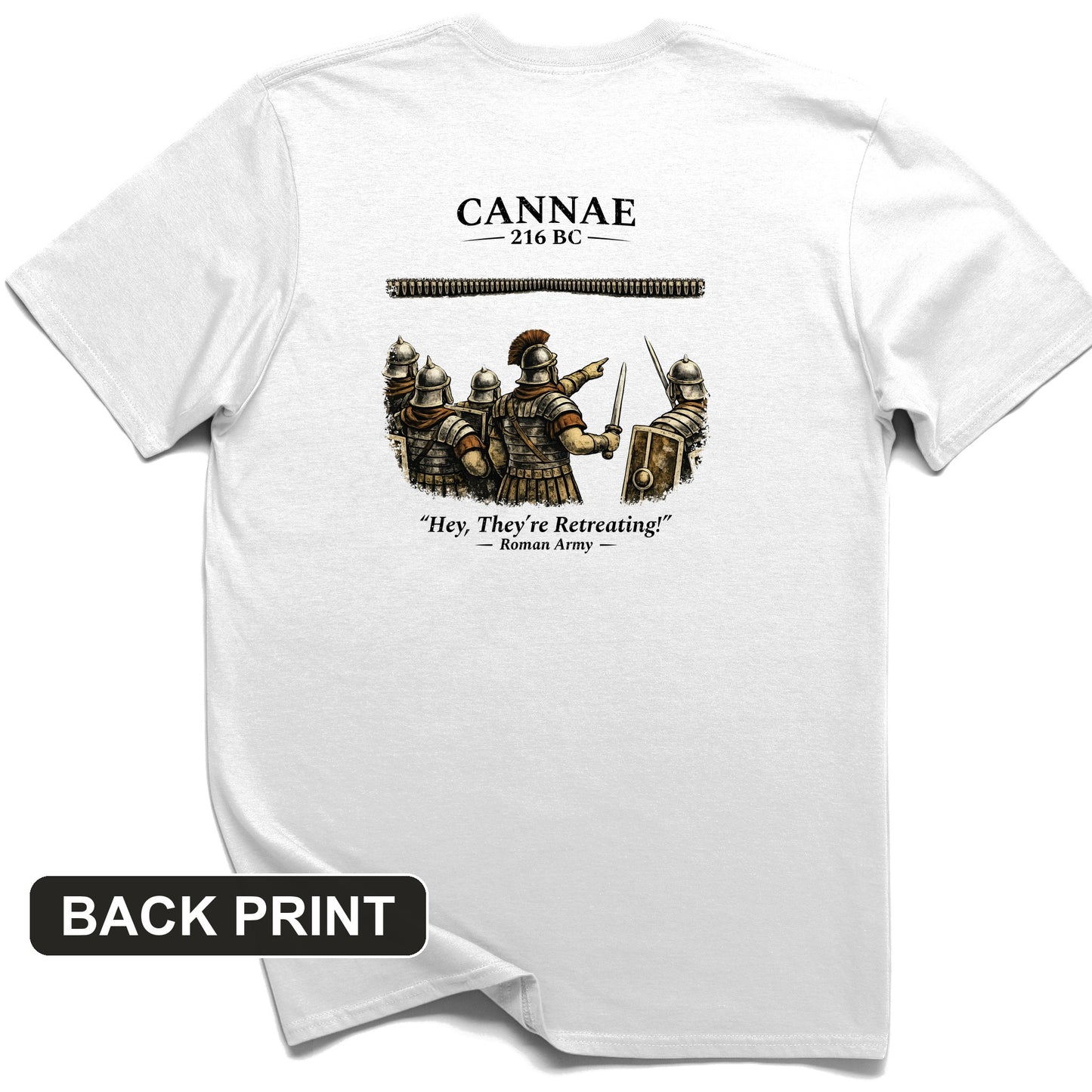 Cannae Back Print T-Shirt