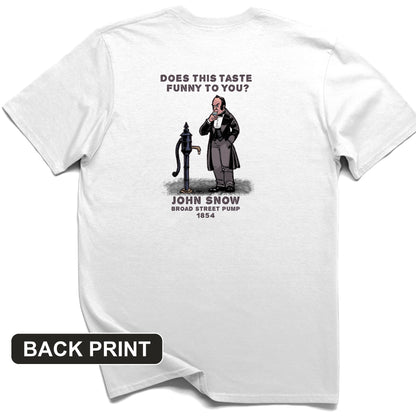 Cholera Fountain Back Print T-Shirt