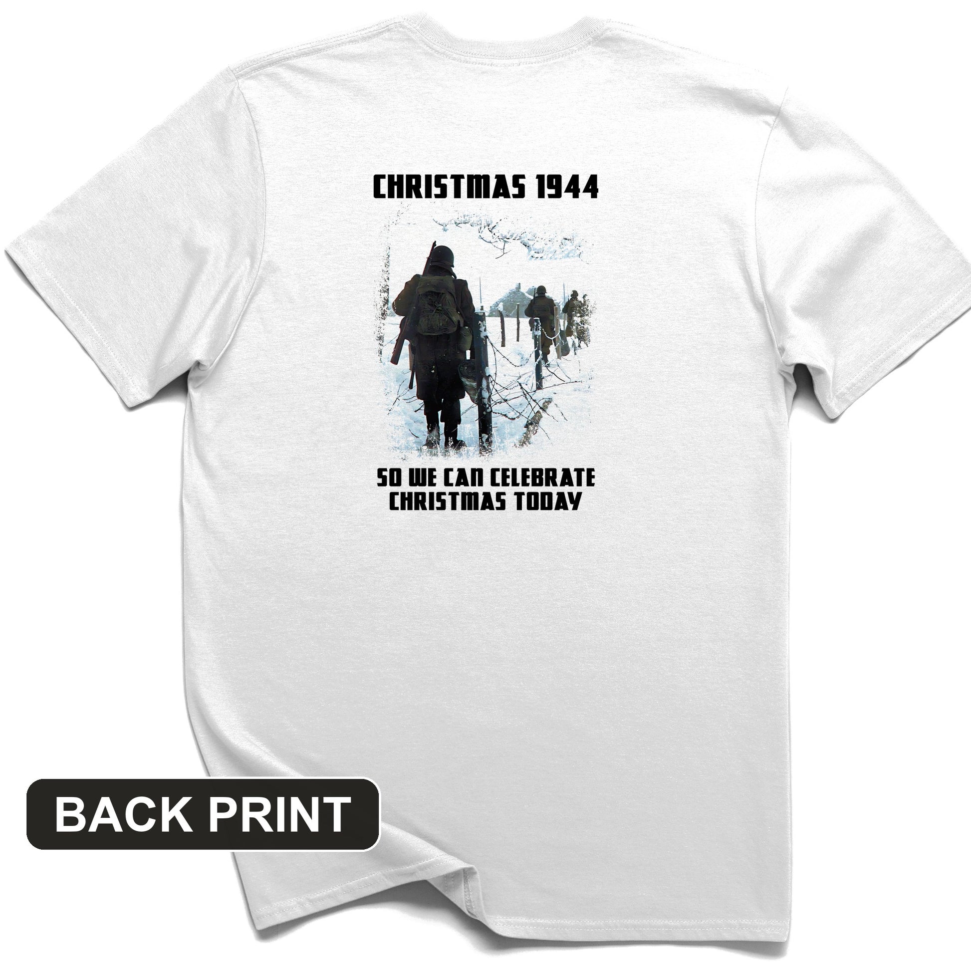 Christmas 1944 Back Print T-Shirt